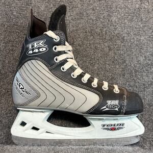 True 440 Ice Hockey Skates Tour Senior Black Protective Sports Equipment Mens 7